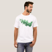T-shirt Impression créative de FLEUR ABSTRAITE unique (Devant entier)