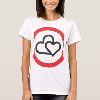 T-shirt Impression d'amour