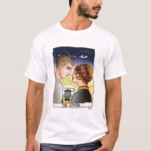 T-shirt Impression d'aquarelle Gatsby Tarot (Devant)