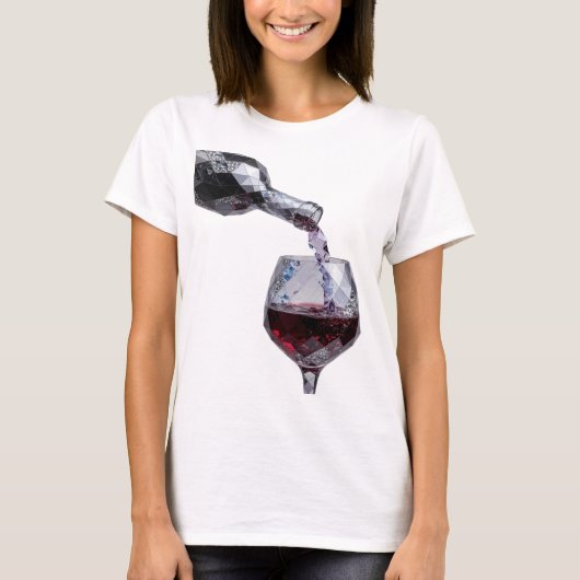 T-shirt Impression d'art ABSTRACT ART Argent Statement (Devant)