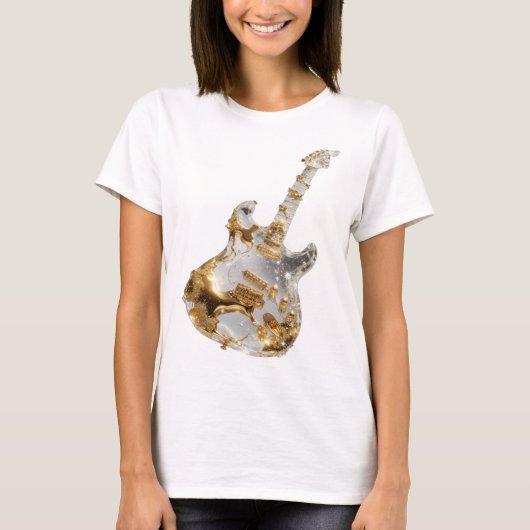T-shirt Impression d'art ABSTRACT ART en argent propre (Devant)