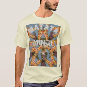 T-shirt Impression d'art Abstrait Giraffe