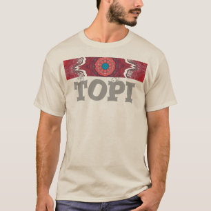T-shirt Impression d'art de motif tribal ethnique sindhi