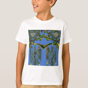 T-shirt Impression d'art Iridescente avec design abstrait