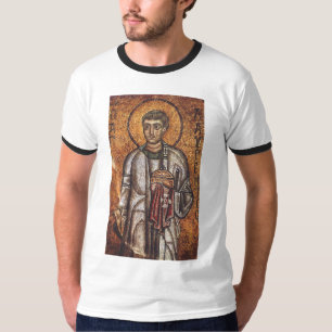 T-shirt Impression d'art mosaïque orthodoxe Saint Laurent