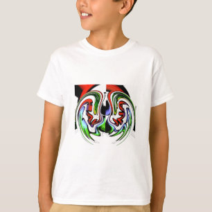 T-shirt Impression d'art profil Abstrait