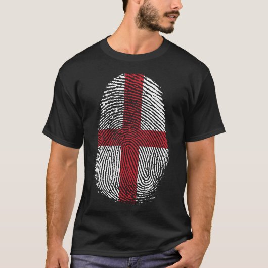 T-shirt Impression de doigt - Angleterre (Devant)
