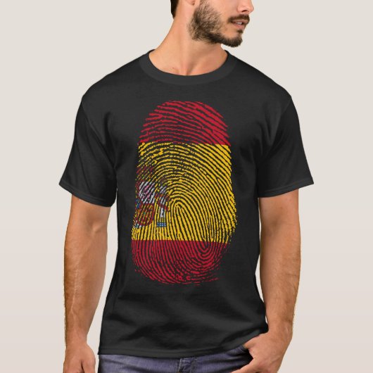 T-shirt Impression de doigt - Espagne (Devant)