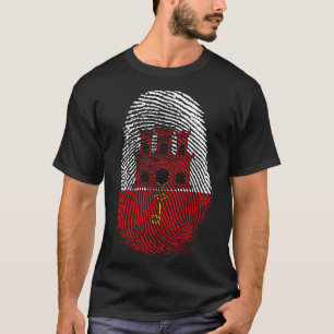 T-shirt Impression de doigt - Gibraltar