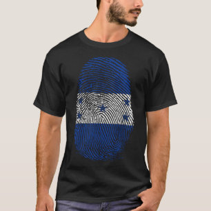 T-shirt Impression de doigt - Honduras