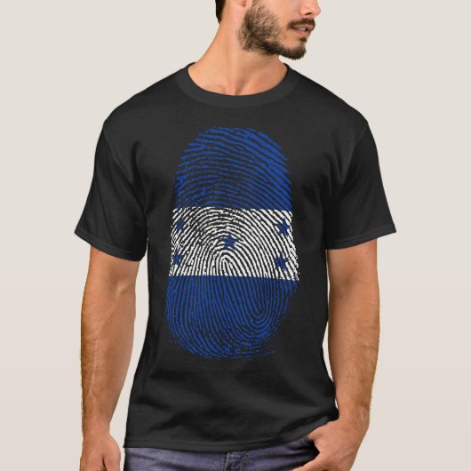 T-shirt Impression de doigt - Honduras (Devant)