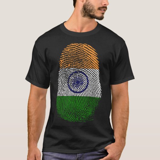 T-shirt Impression de doigt - Inde (Devant)