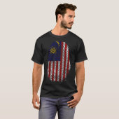 T-shirt Impression de doigt - Malaisie (Devant entier)