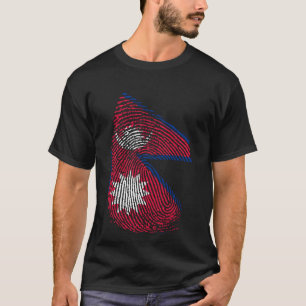 T-shirt Impression de doigt - Népal