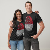 T-shirt Impression de doigt - Singapour (Unisexe)