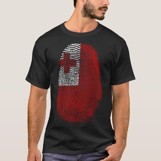 T-shirt Impression de doigt - Tonga (Devant)