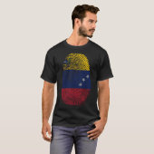 T-shirt Impression de doigts - Venezuela (Devant entier)