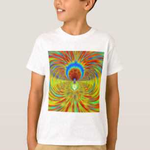 T-shirt Impression de Kaleidoscope coloré