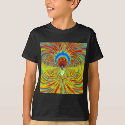 T-shirt Impression de Kaleidoscope coloré (Devant)