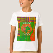 T-shirt Impression de la Giraffe Hakuna (Devant)