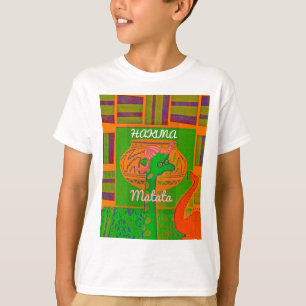 T-shirt Impression de la Giraffe Hakuna