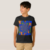 T-shirt Impression de l'Arbre Acacia Kaleidoscope (Devant entier)