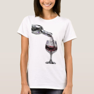 T-shirt Impression de mode ART ABSTRAIT Argent vibrant v4