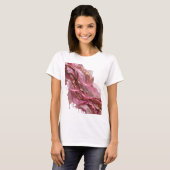 T-shirt Impression de mode ART ABSTRAIT Argent Witty (Devant entier)