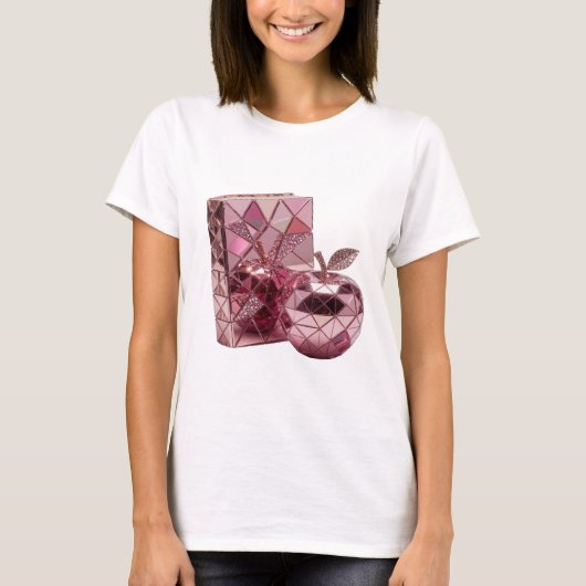 T-shirt Impression de mode ART ABSTRAIT Argenté v2 (Devant)