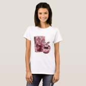 T-shirt Impression de mode ART ABSTRAIT Argenté v2 (Devant entier)
