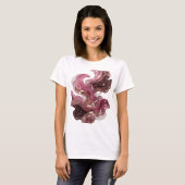 T-shirt Impression de mode ART ABSTRAIT Argentée v2 (Devant entier)