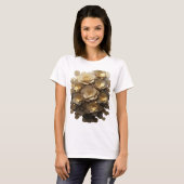 T-shirt Impression de mode ART ABSTRAIT Gris (Devant entier)