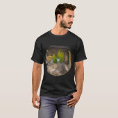 T-shirt Impression de poisson antique (Devant entier)