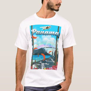 T-shirt Impression de vacances sur la rivière Panama
