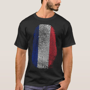 T-shirt Impression des doigts - France