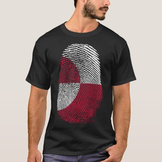 T-shirt Impression des doigts - Groenland (Devant)