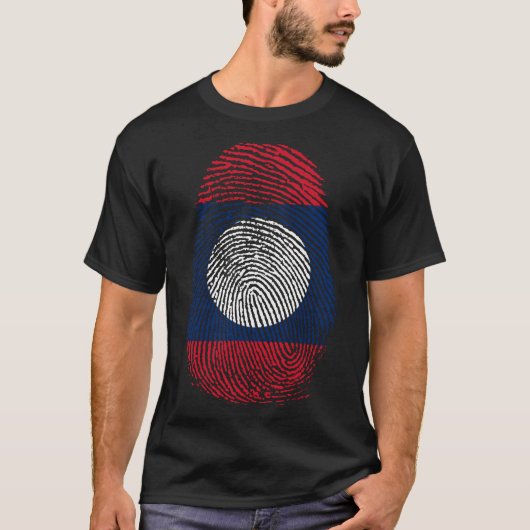 T-shirt Impression des doigts - Laos (Devant)