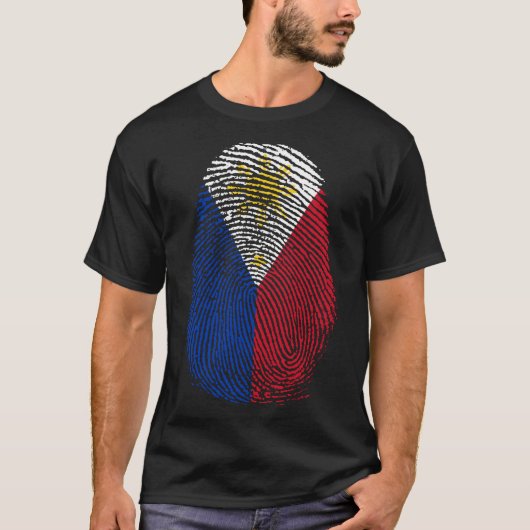 T-shirt Impression des doigts - Philippines (Devant)