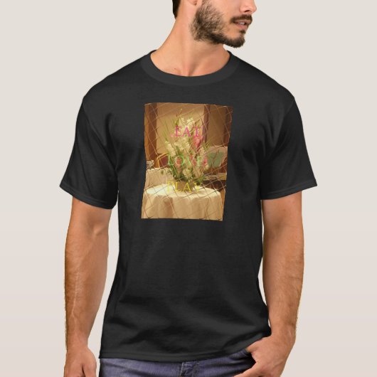 T-shirt Impression des fleurs reflétées (Devant)