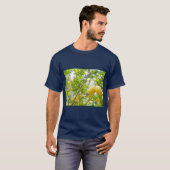 T-shirt Impression d'été d'arbre de citron frais (Devant entier)