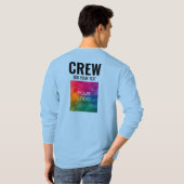 T-shirt Impression double face à manches longues pour homm (Dos entier)