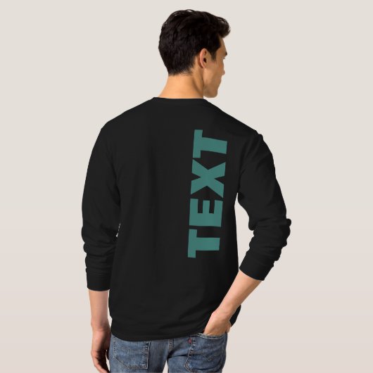 T-shirt Impression double face Modèle long (Dos entier)