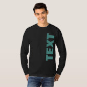 T-shirt Impression double face Modèle long (Devant entier)