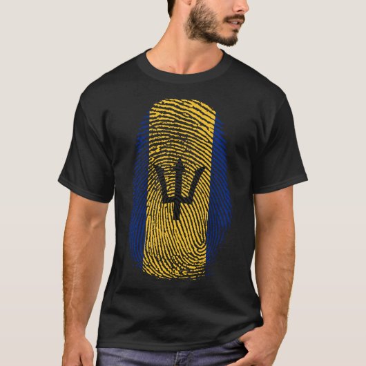 T-shirt Impression du doigt - Barbade (Devant)