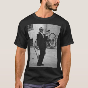 T-shirt Impression encadrée de Bill Murray Bike