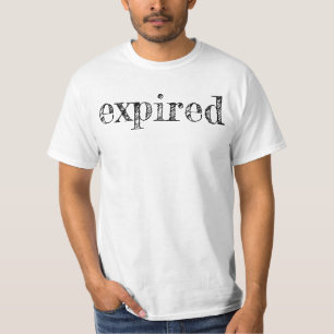 T-shirt Impression "expirée"