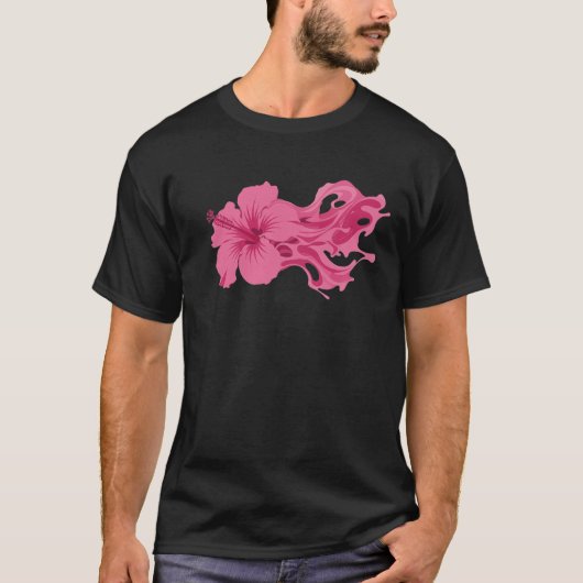 T-shirt IMPRESSION FLEUR ABSTRAITE 9 Création de Design Ar (Devant)