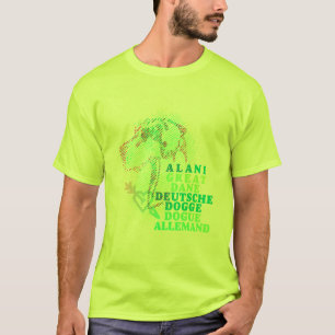 T-shirt impression grand danois moderne