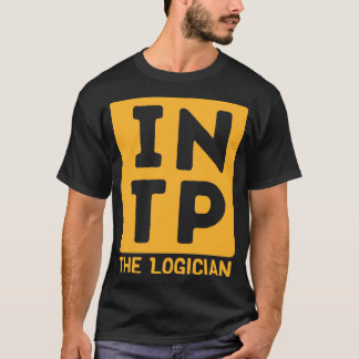 T-shirt Impression jaune INTP