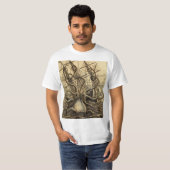 T-shirt Impression Kraken Vintage (Devant entier)